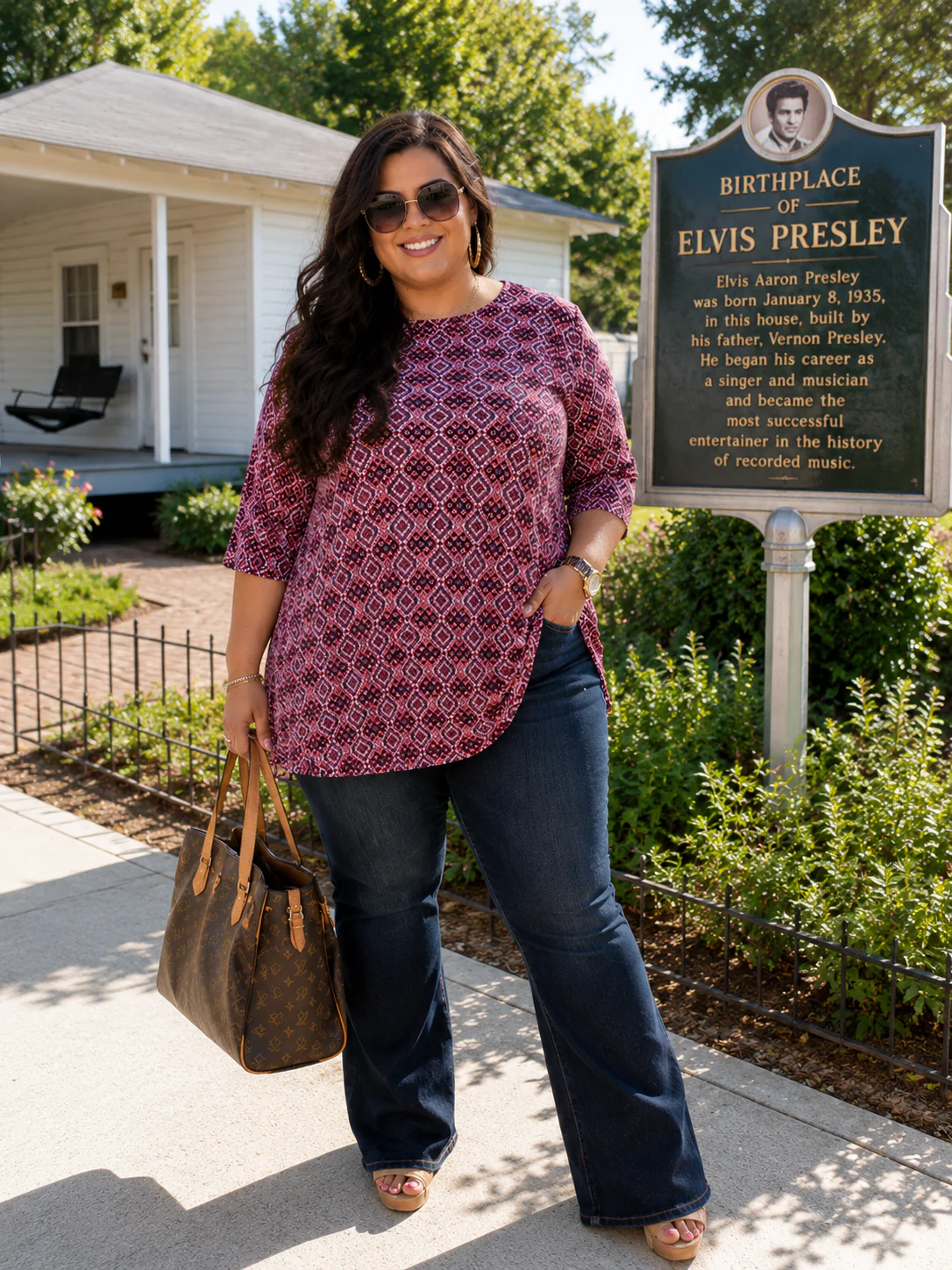 100 PSS {Coral Charm} Coral Print Short Sleeve Top EXTENDED PLUS SIZE 3X 4X 5X