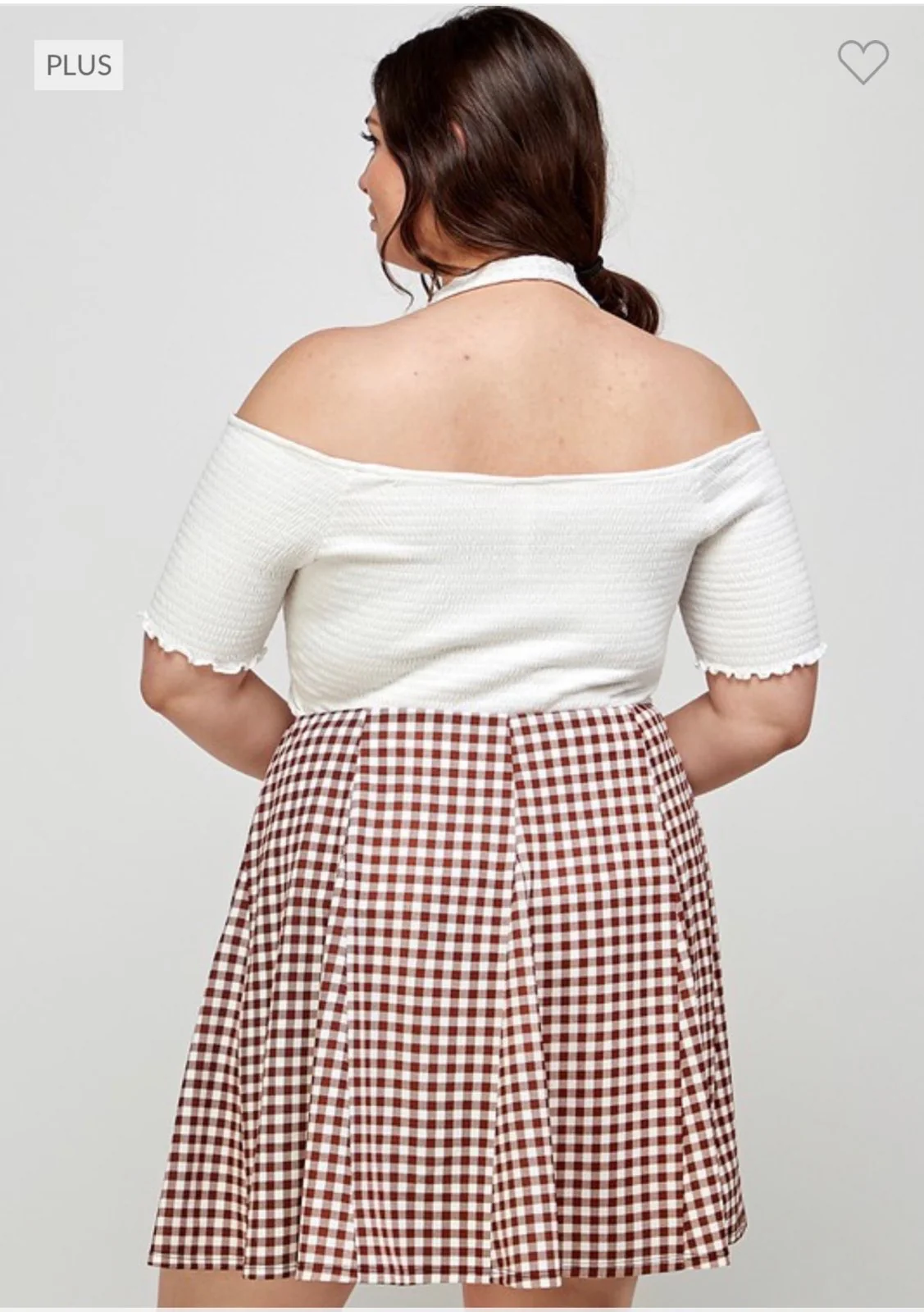 31 OS-Y {Happening Now} White Smocked Halter Top PLUS SIZE XL 2X 3X - Image 5