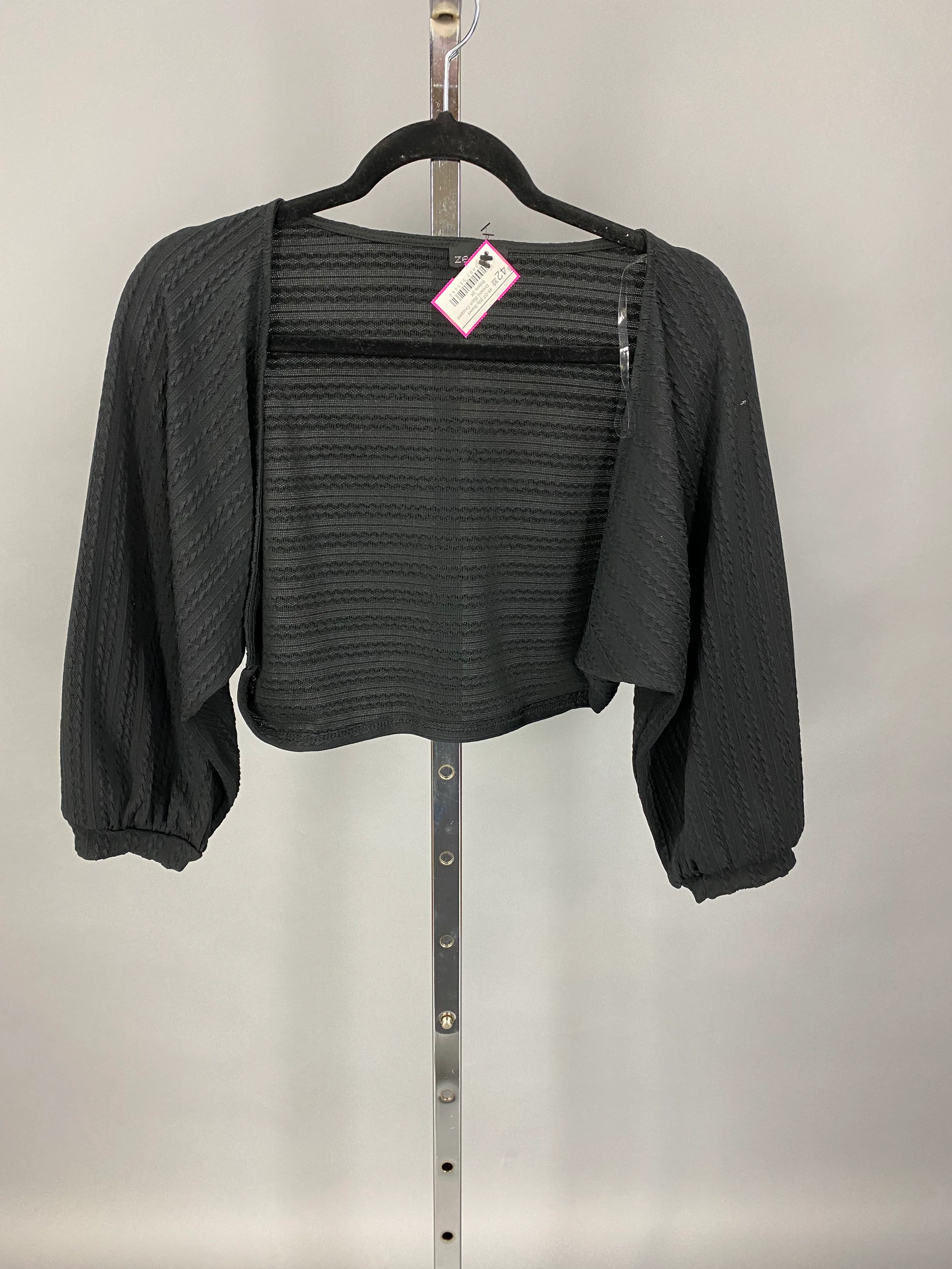 45 OT {My Sweet Dream} Black Cropped Bolero PLUS SIZE XL 2X 3X - Image 4