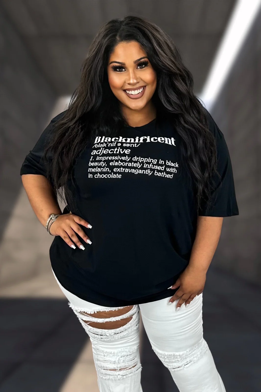52 GT {Blacknificent} Black Graphic Tee PLUS SIZE 1X 2X 3X - Image 3
