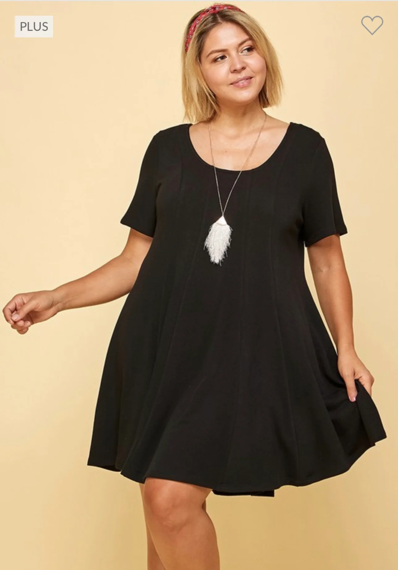 90 SSS-C {Cafe Date} Black Dress PLUS SIZE 1X 2X 3X - Image 3