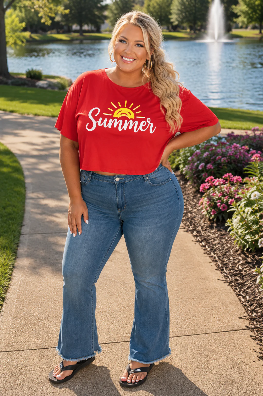 BT-D {Discover Me} Med Blue Frayed Hem Jeans CW EXTENDED PLUS SIZE 2X 3X 4X