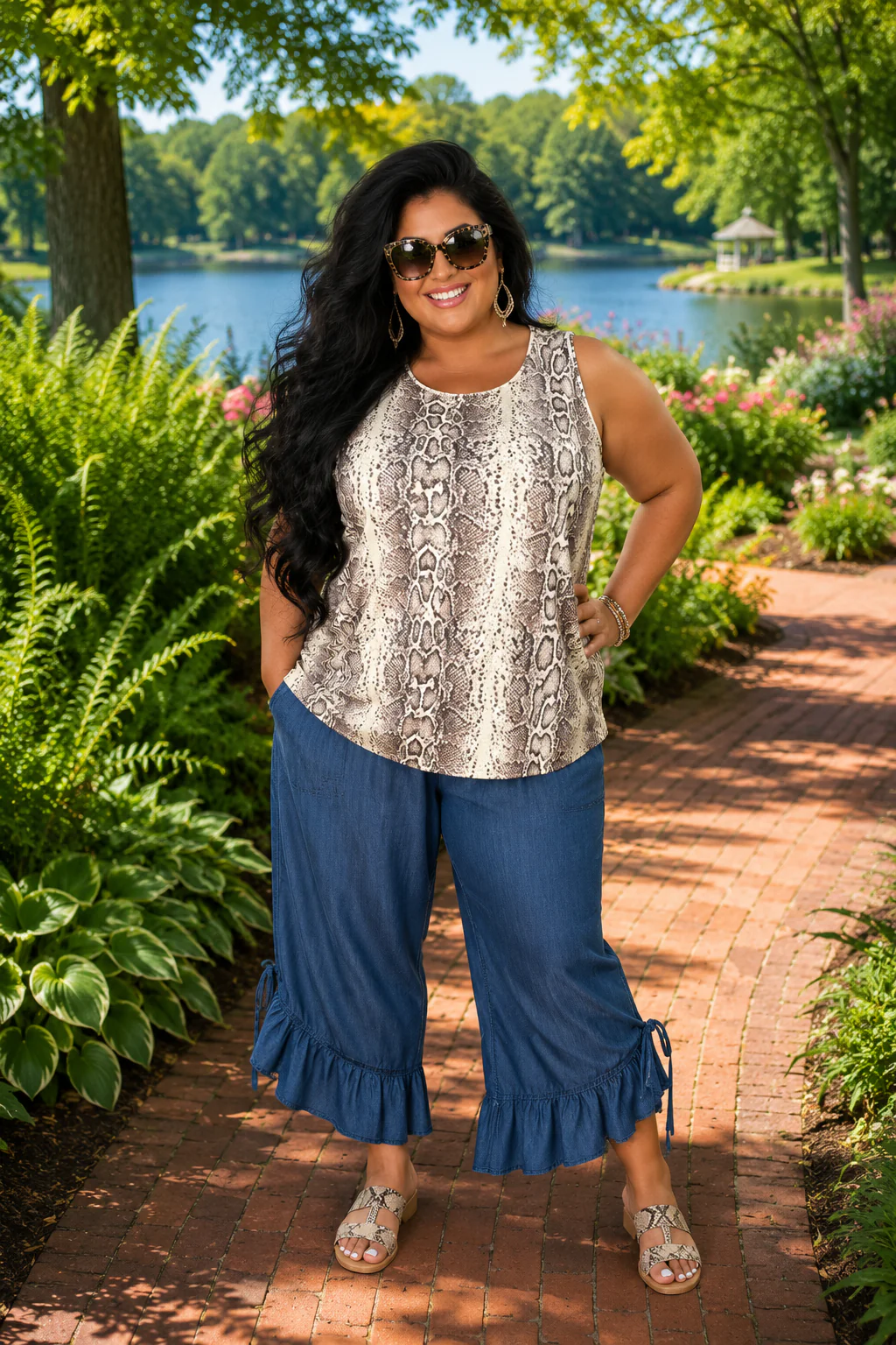 SV-A/M-109 {INC} Flippy Sequin Embossed Top Retail $89.50!