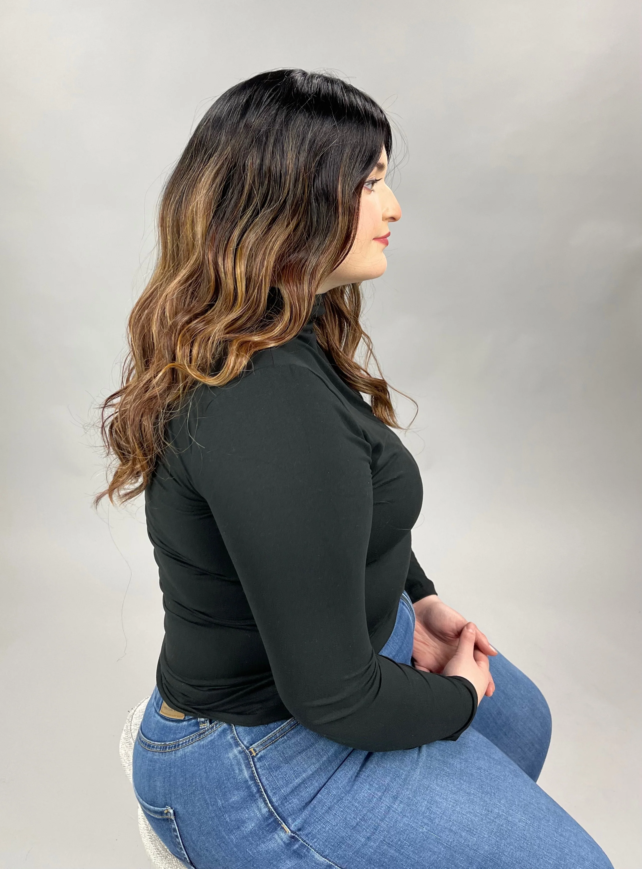 SALE!! "Maxwella 22" (Cinnamon Ginger) BALAYAGE Belle Tress Luxury Wig - Image 2