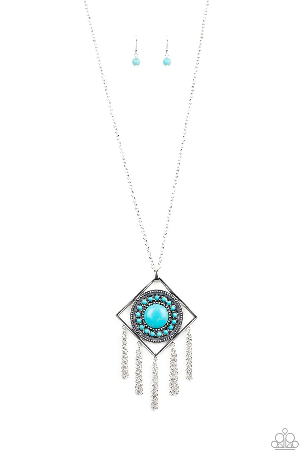 PAPARAZZI (328) {Sandstone Solstice} Necklace & Earrings - Image 3