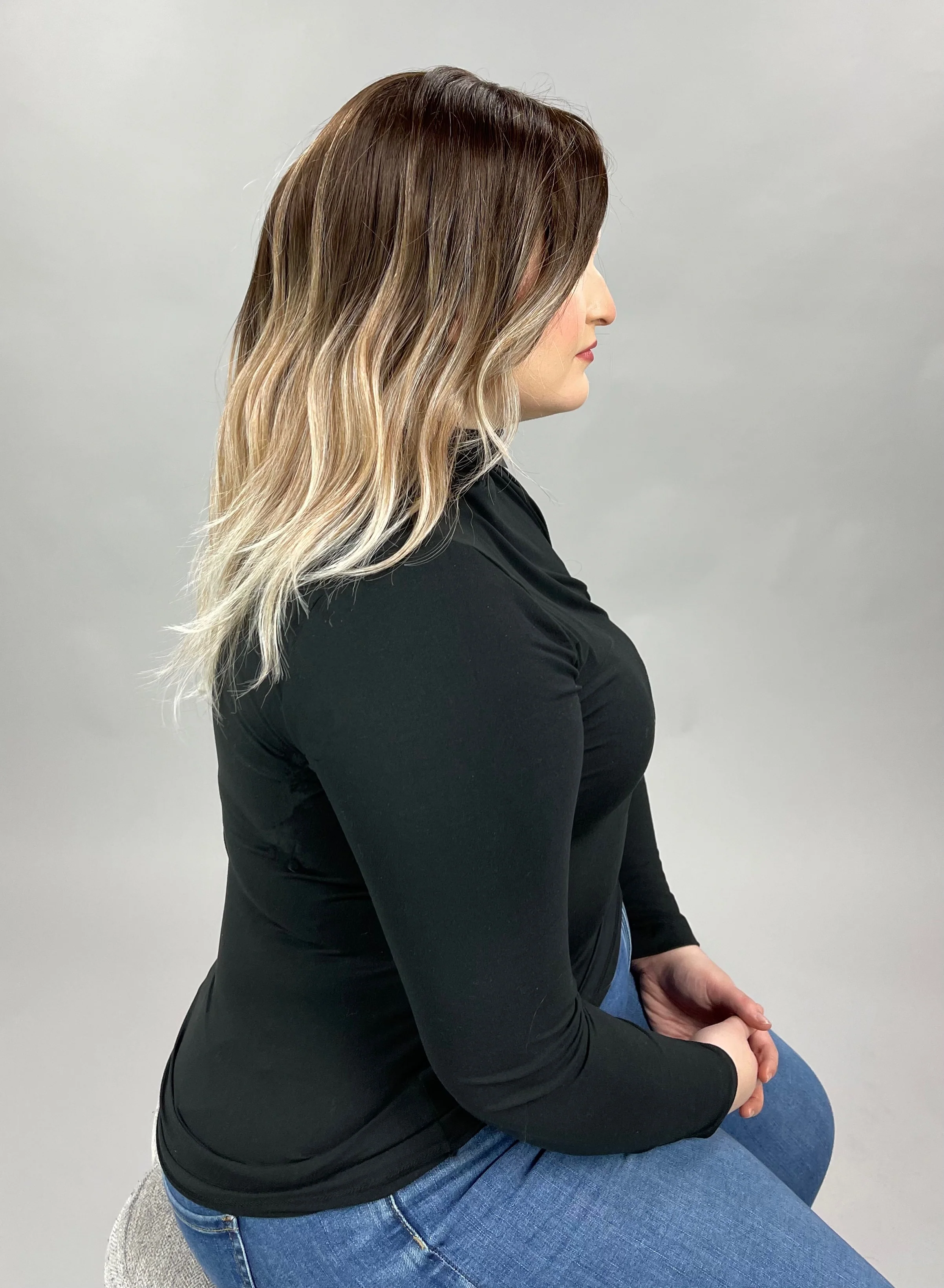 SALE!! "Peerless 22" (Peach Bellini) BALAYAGE BELLE TRESS Luxury Wig - Image 2