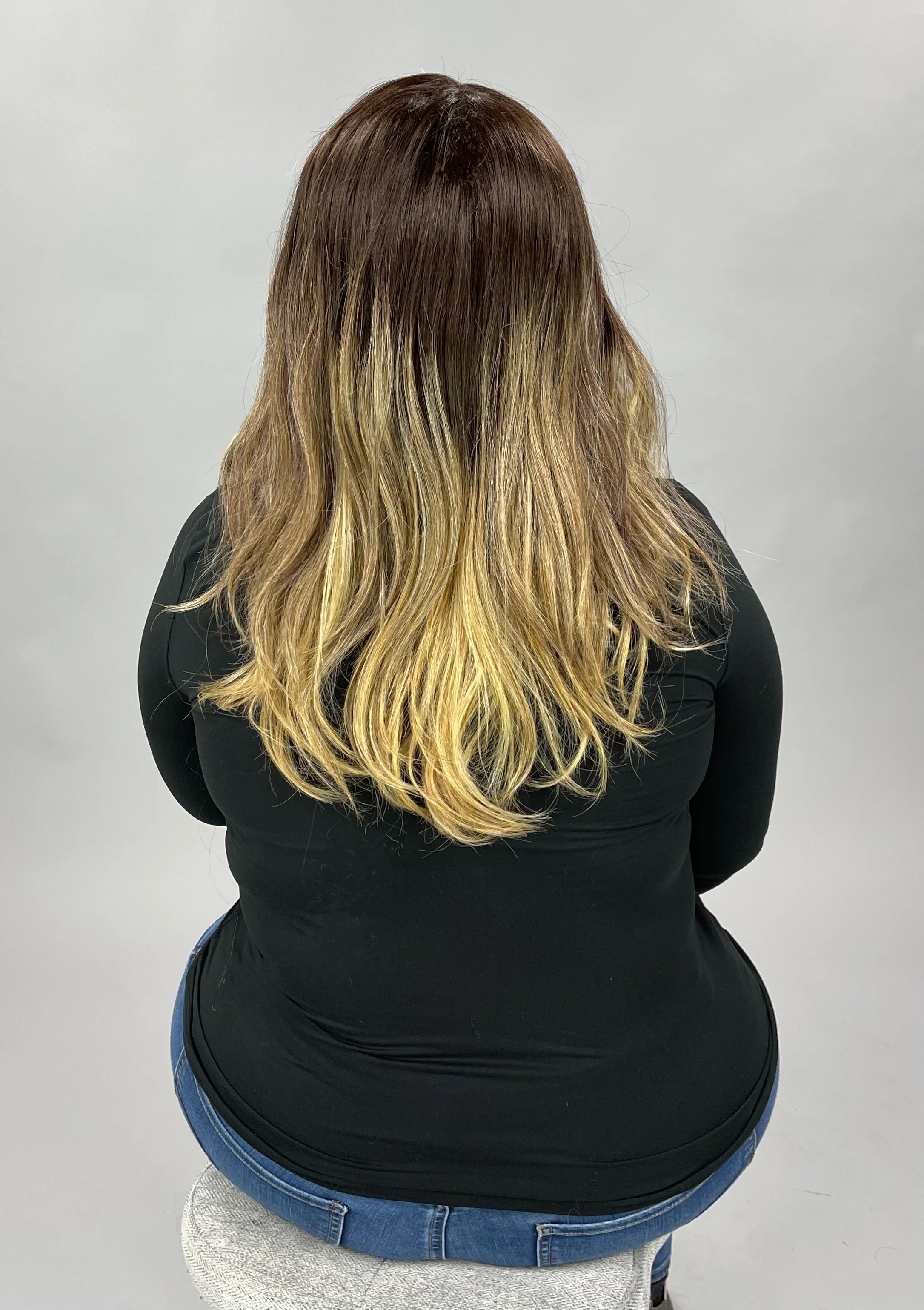 SALE!! "Peerless 22" (Caramel Almond) BALAYAGE BELLE TRESS Luxury Wig - Image 3