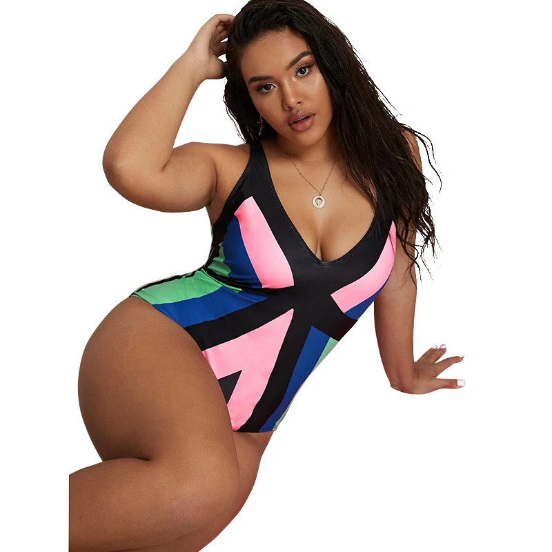 SWIM-R {Surf City} Black Tankini Swimsuit EXTENDED PLUS SIZE 4X - Image 4